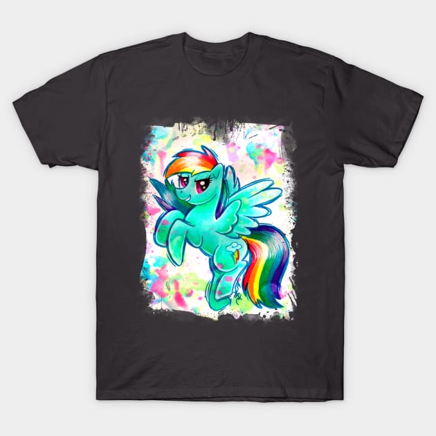 Rainbow Dash T-Shirt by JerZyTattoos